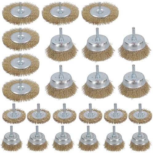 Brosse rotative fil acier et roue en métal pour éliminer la peinture antirouille
