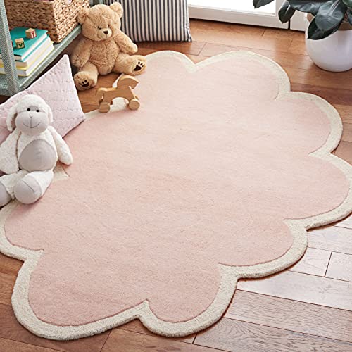 Tapete Kids Collection 3' x 5' Rosa / Marfil SAFAVIEH miniatura 1