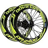 for S&uzuki for Drz400 Wheel Sticker Decal for Dr-Z 400 for Supermoto Set (Color : 12)
