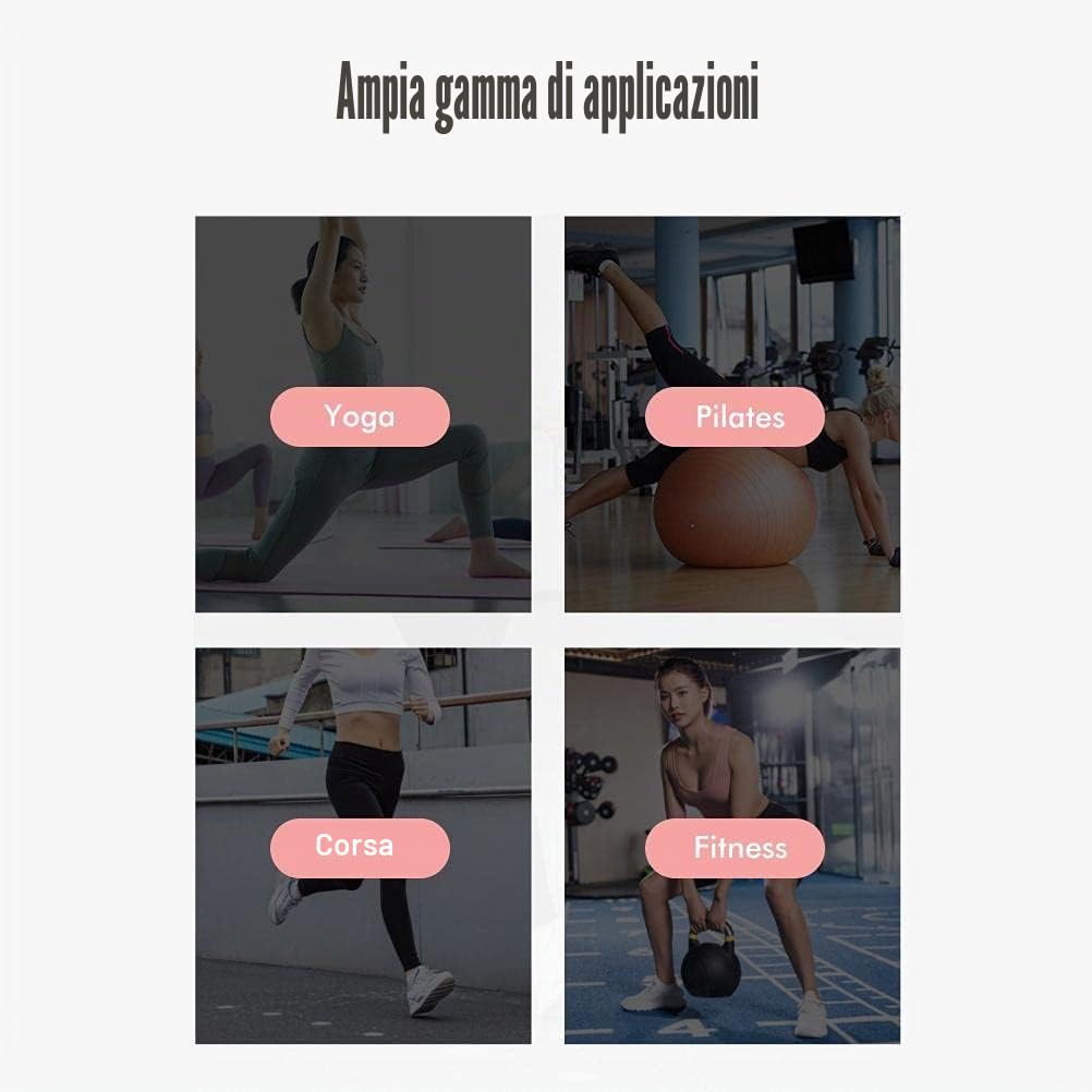 Leggings, Pantaloni da Yoga EMS Micro Current Anti-vuoti Con Tasche per Sollevamento Fianchi, Adatti per Yoga, Pilates, Corsa e Fitness