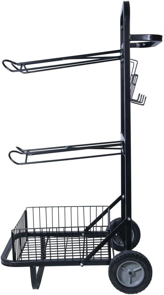 EASY-UP Saddle and Tack Cart | Ideal for Stable and Horse Owners Equipment Transport | Organized Tack Storage Solution | Robust Construction | 5-Year Warranty