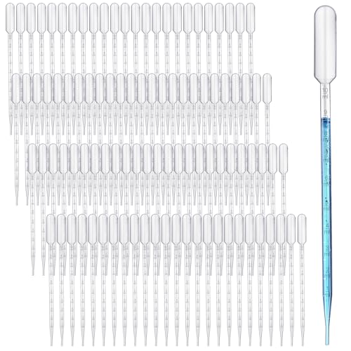 Pipettes compte-gouttes 10ml en plastique gradué pour transfert d'huiles