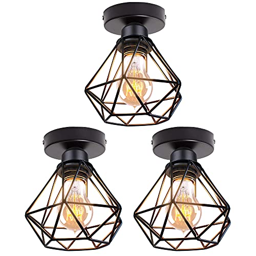 TOKIUS Deckenlampe, 16CM Vintage Deckenleuchte im Industrial Design Retro...