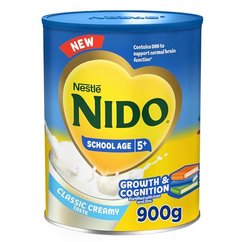 Nido Nestle School Age 5+ Classic creamy taste, 5 Years Old Onwards, Tin 900g