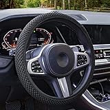 Personaliza tu coche: el diseño elegante y encantador de la funda del volante del coche, decoración perfecta para tu coche, también protege tu volante. Añade brillo y encanto a tu coche.