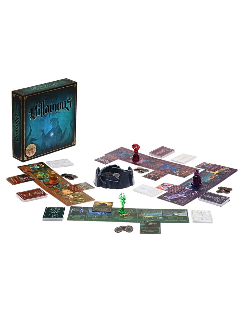 Ravensburger - Disney Villaninous Intro To Evil | Gry Planszowe Dla Dzieci 10 Lat | Disney Game | Gry Planszowe dla 2 | dla Dorosłych I Dzieci Od 10 Lat