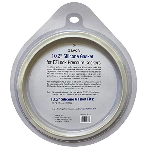 Zavor Silicone Gasket for Zavor 12.7 Quart EZLock Pressure Cookers, 10.2 Inch (ZSPCWGA26)