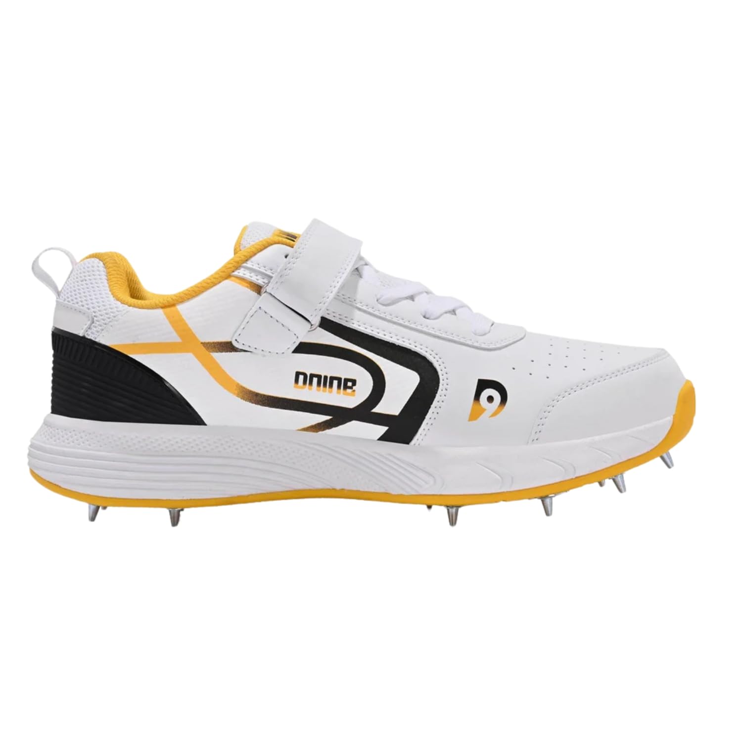 DNINE Kings Men, Bowling Spikes Cricket Shoes, White/Yellow - Review, Price and Buying Guide