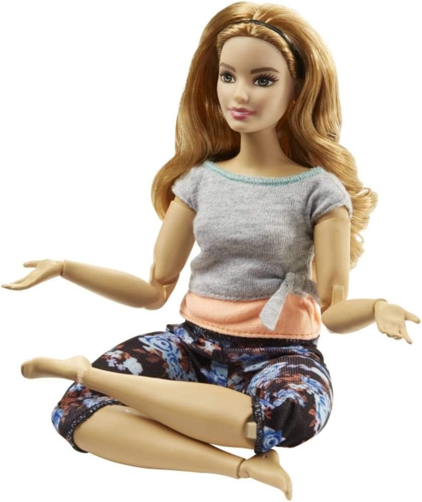Made to Move Dolls with 22 Joints and Yoga Clothes, Floral, Pleach