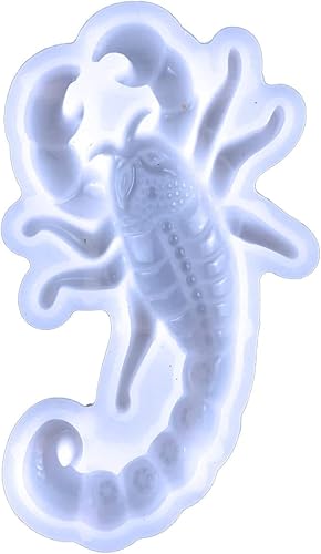 Miniatura 2 de Moldes de resina de silicona, moldes de resina epoxi, llavero de joyería de escorpión, moldes de silicona para resina epoxi, kits de resina para