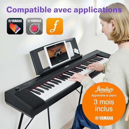Yamaha Piaggero NP-15 Clavier numérique avec 61 touches et 15 voix instrumentales, léger et portable - Les Beatles, Paul McCartney, John Lennon, RIngo Starr, George Harrison Yamaha Piaggero NP-15 Clavier numérique avec 61 touches et 15 voix instrumentales, léger et portable – Image 6