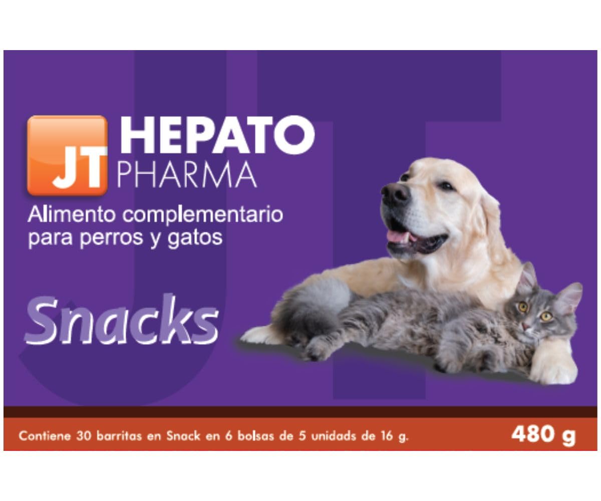 JT-HEPATO PHARMA Snack para Mascotas 30x16gr