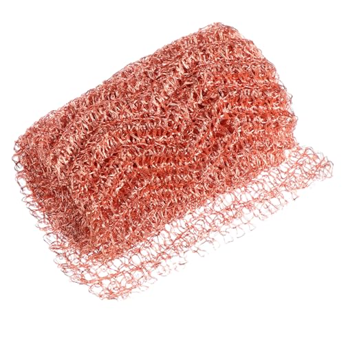 FUNOMOCYA 1 Roll 1 Filter Metal Mesh for Rodent Copper Net for Hole Knitting Net Gap Blocker Household Rat Block Accessories Stuff-fit Wire Mesh Home Copper Mesh Pure Copper Mesh Copper Wire
