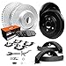 R1 Concepts Front Rear Brakes and Rotors Kit |Front Rear Brake Pads| Brake Rotors and Pads| Super Duty Brake Pads and Rotors | Brake Drums, Hardware, and Adjusters WBXA2-48074