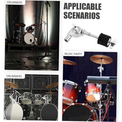 Soporte apilador para platillos de batería, con conector metálico y almohadillas de fieltro, accesorio para percusión fácil de instalar miniatura 6
