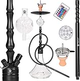 ✓ Design di alta qualità: la Luna, è un narghilè in alluminio di alta qualità. Con un'altezza di 90 cm è una vera gioia per gli occhi che fa battere il cuore di ogni narghilè. Questo set completo è perfetto anche come regalo.