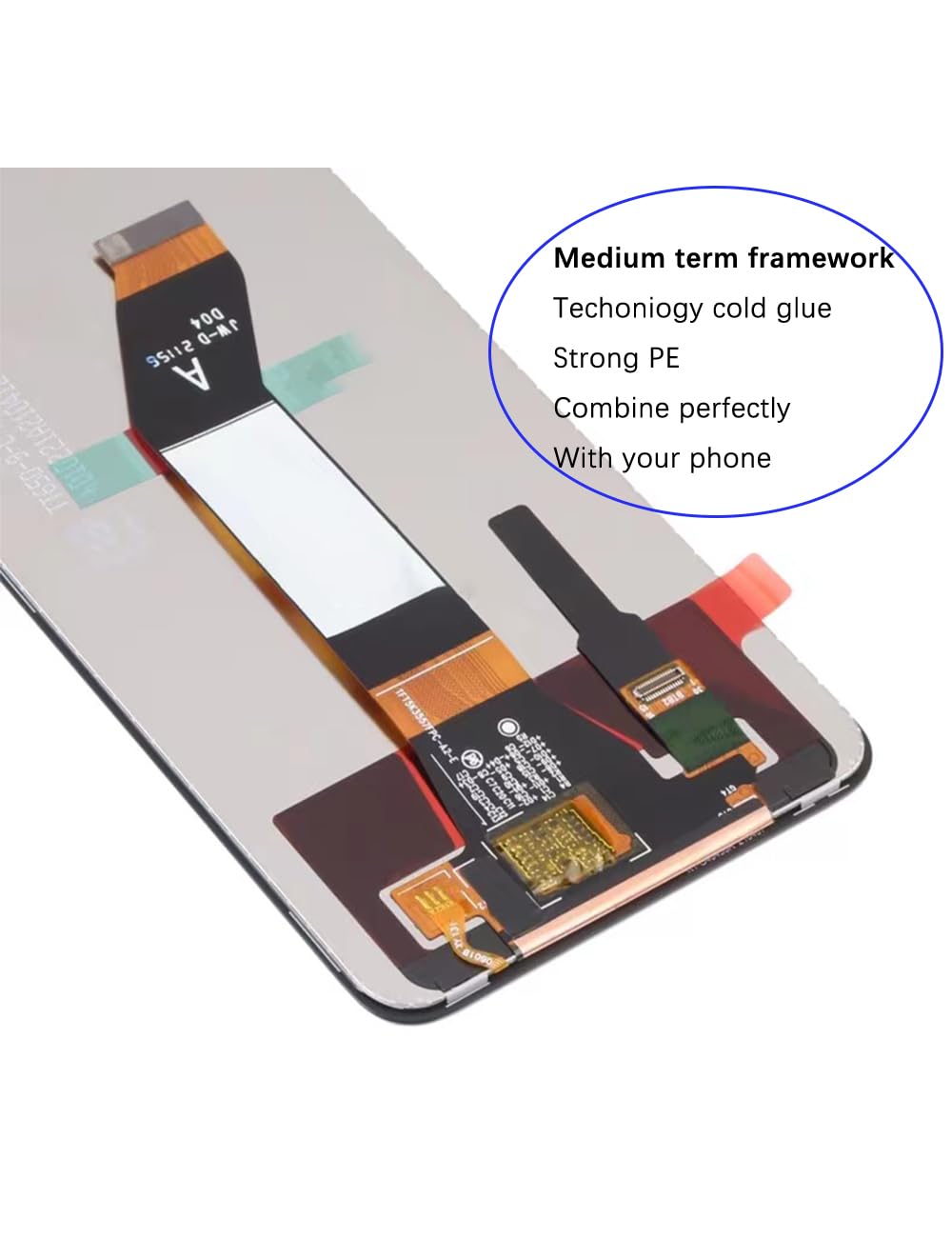 Schermo LCD + Touch Per Xiaomi Redmi 10 2021 – Ricambio Completo Con Kit Riparazione, Nero - 4