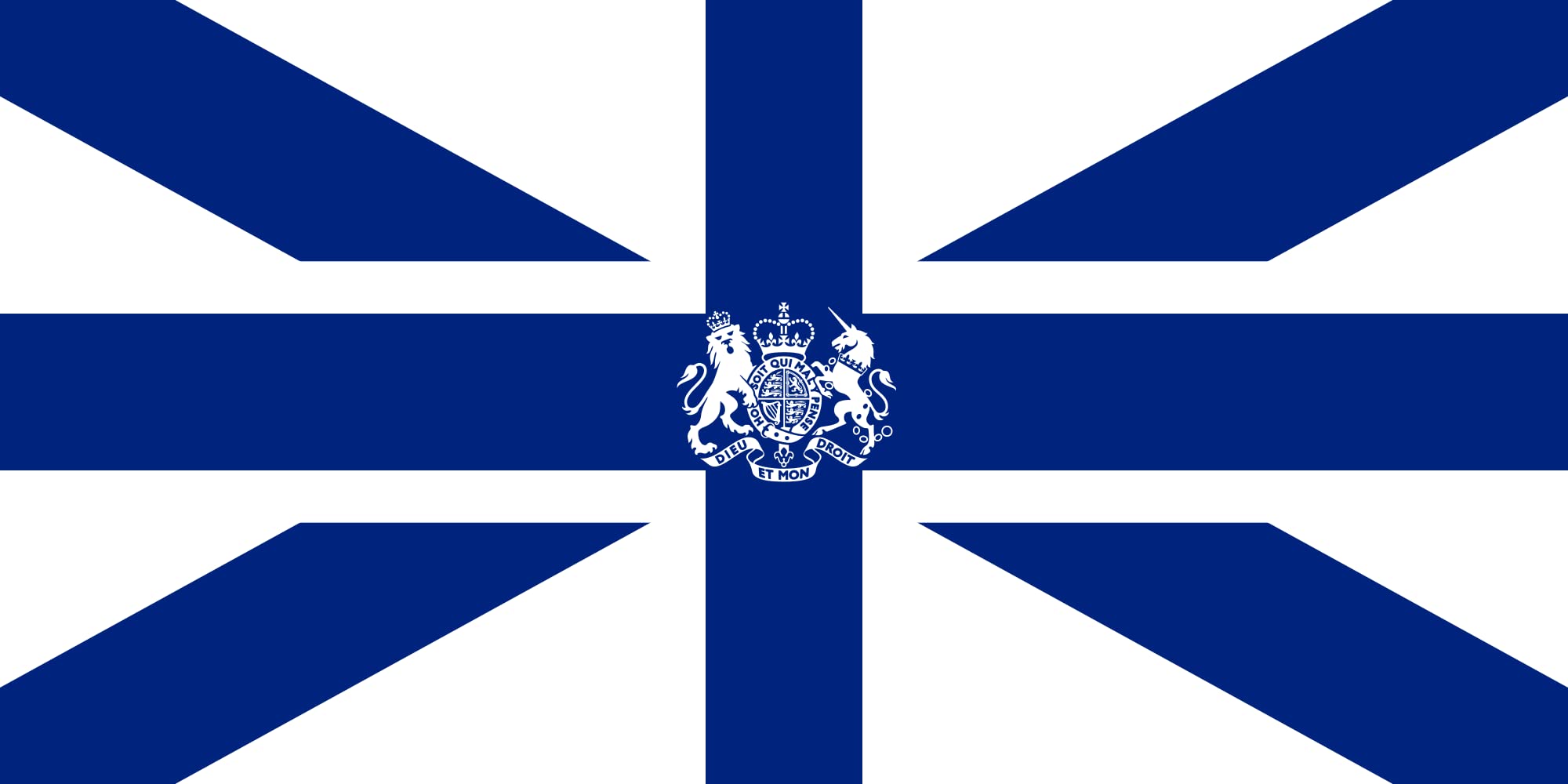 Drapeau Holy American Empire of Britannia pour décorer un mur vide avec style