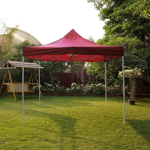 Image of Ugaoo Waterproof Gazebo Tent /Canopy for Outdoor & Terrace Garden (10 * 10, Red)