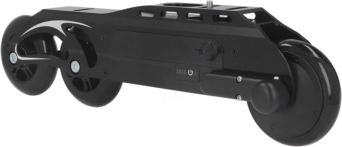 Electric Roller Skates, PU Wheel Composite Frame Dual Wheel Drive Electric Roller Skates Offer Flexibility Aluminum Alloy for Outdoor Garden