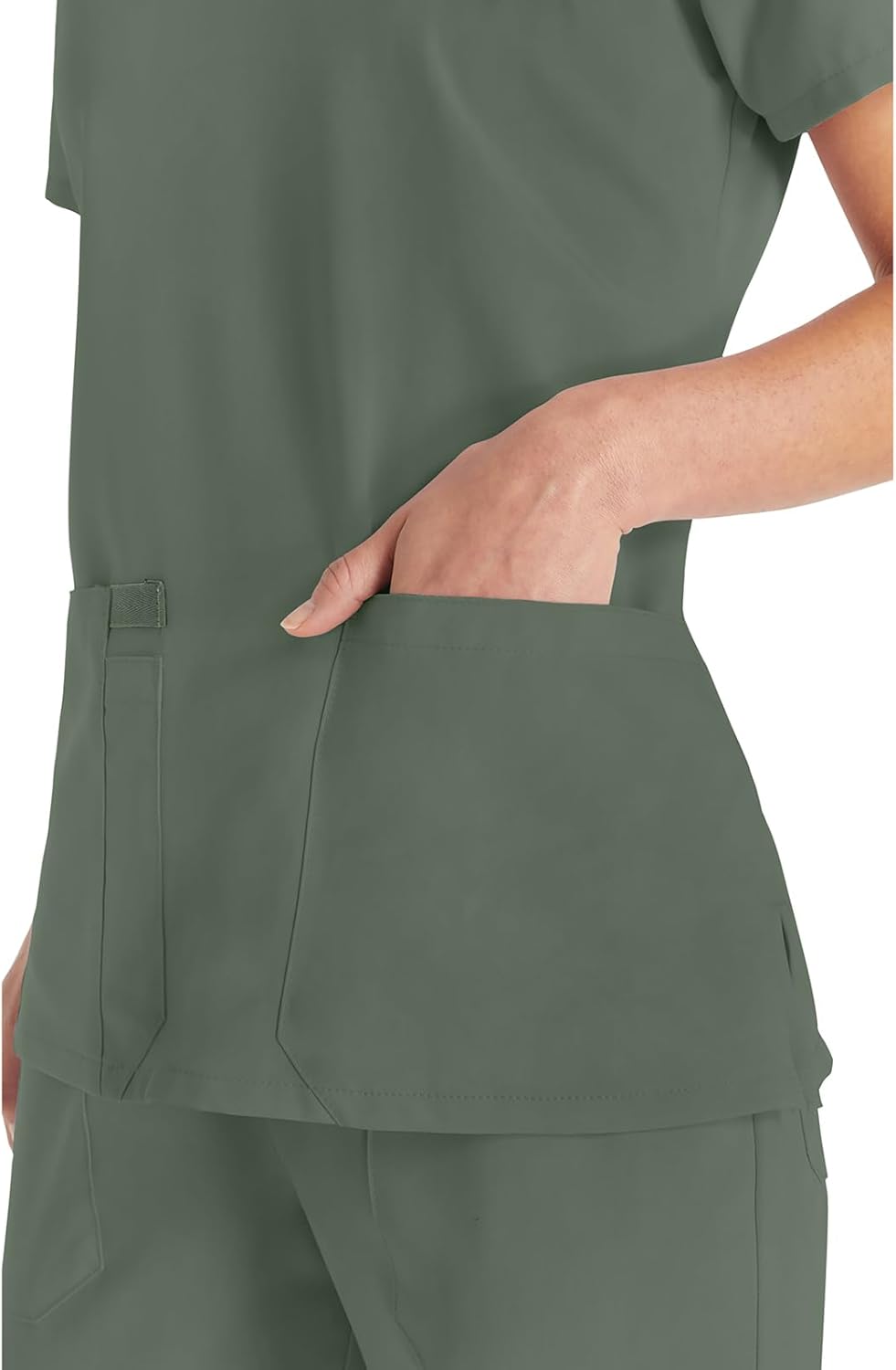 Dickies Women's Scrub Top V-Neck Top with 2 Pockets, Moisture Wicking and 360° Stretch Fabric - DK615 - Image 2