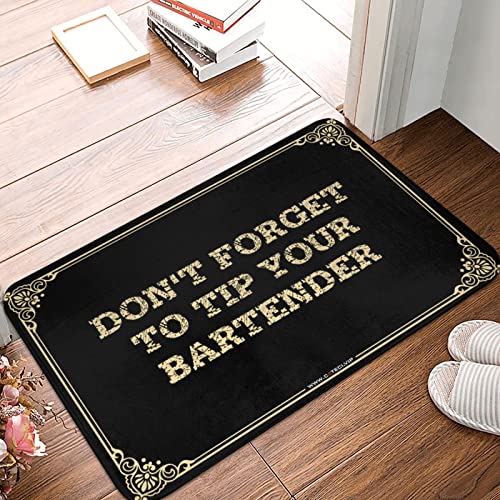 KELVORX �h�A�}�b�g ���� �G���g�����X Don't Forget to Tip Your Bartender �h�A�}�b�g ���[�W �o�X�}�b�g �t�@�[���n�E�X �o�X���[���}�b�g(65X90cm)