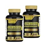 Creatine Monohydrate Capsules - 5200mg per Serving - 480 Vegan creatine Tablets to Support Muscle Growth and Function - UK Power Labs