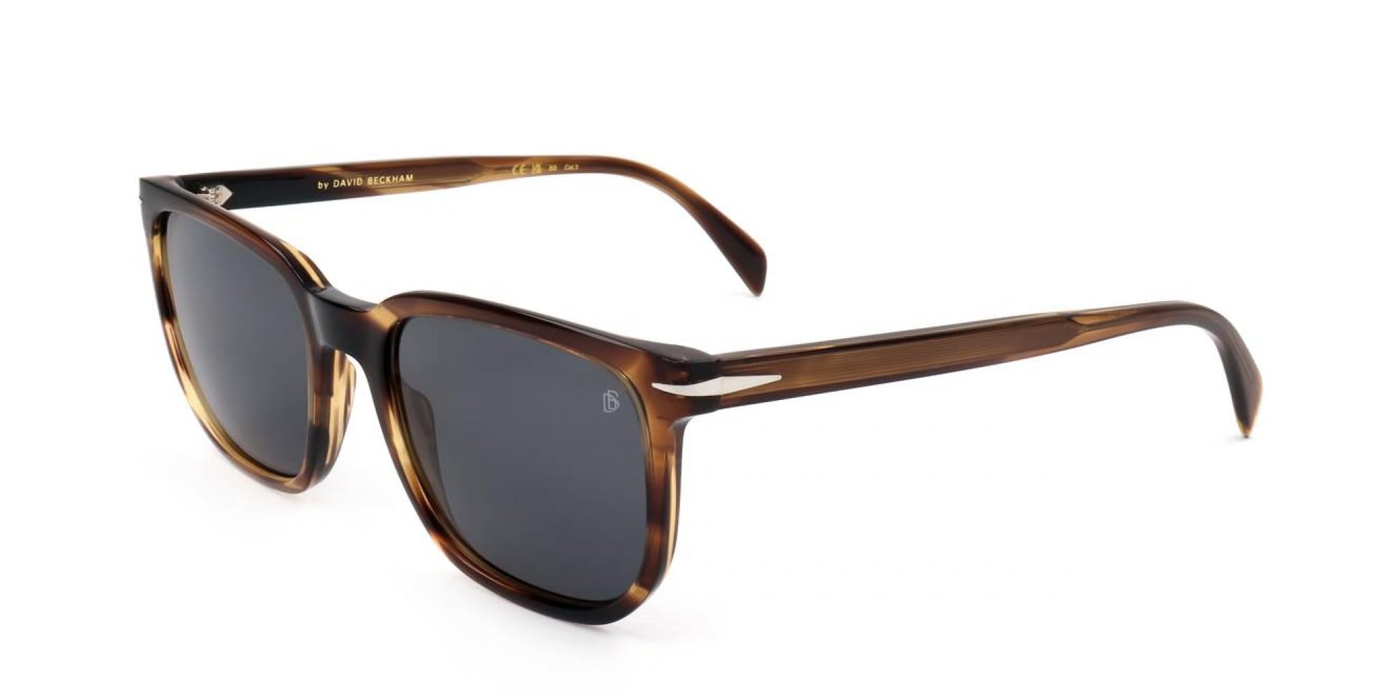 david beckham DB 1076/S Striped Brown/Grey 54/19/145 men Sunglasses, Striped Brown, 54/145/19-picture-17