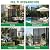 SnugNiture “Metal Privacy Screen”, 72" H × 47" W Weather Resistant Outdoor Privacy Panels for Balconies, Patios & Pools (Black Louvered)