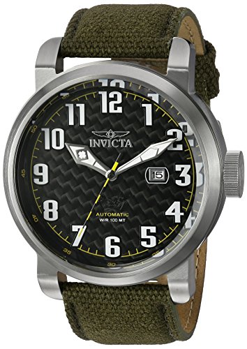 Invicta Men's 23073 Aviator Analog Display Japanese Automatic Green Watch Invicta Men's 23073 Aviator Analog Display Japanese Automatic Green Watch