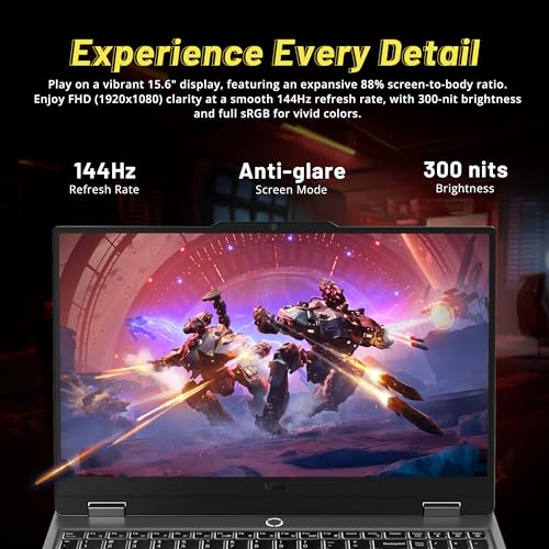Image of Lenovo LOQ 15.6 inch 144Hz FHD Gaming Laptop, AMD Ryzen 5 7235HS, NVIDIA GeForce RTX 4050, 32GB DDR5, 1TB PCle SSD, Backlit Keyboard, Numeric Keypad, Wi-Fi 6, Win 11, Luna Grey, 1TB Docking Station Set