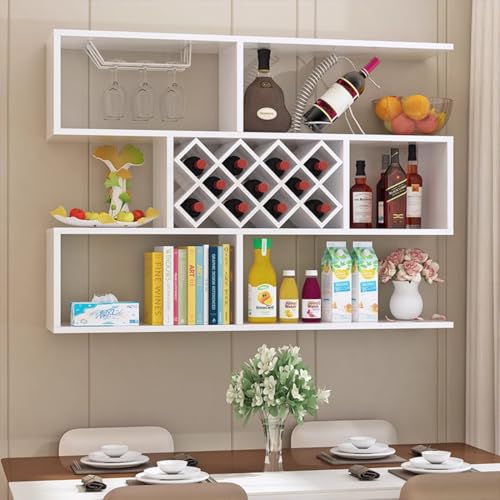 Support de rangement flottant pour bouteilles de liqueur et verres de bar