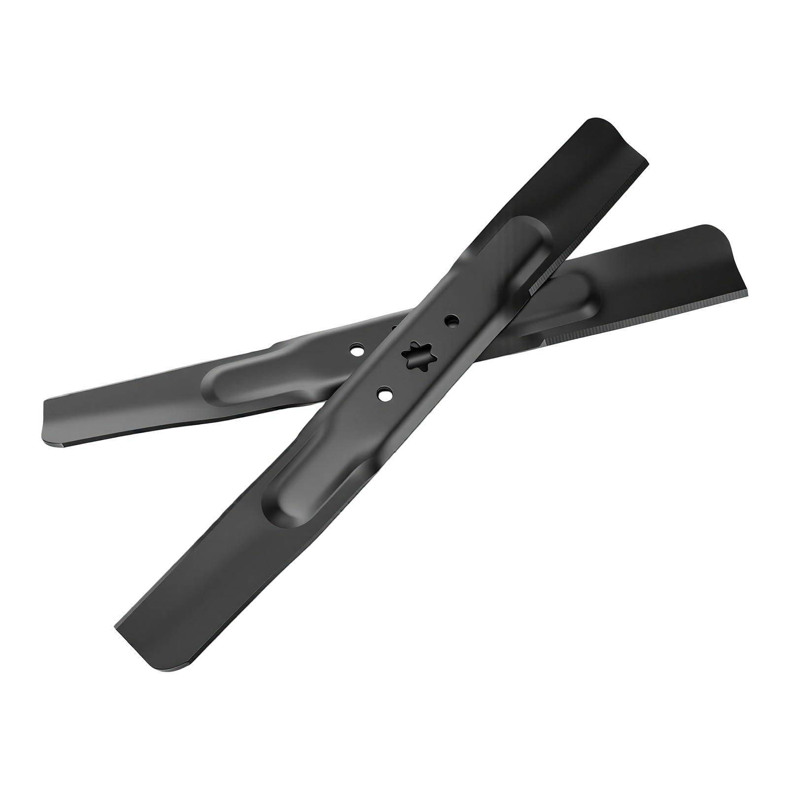2 Cuchillas para Cortacésped, 942 04308 742 04308, Diseño de Elevación Alta con Orificio de 6 Estrellas, Repuesto para Cortacésped T105 T110 T130 XT1 LT42 de 42 Pulgadas