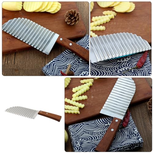 Cortadora Ondulada de Acero Inoxidable para Verduras miniatura 5