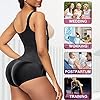 REYEOGO-Waist-Trainer-for-Women-Shapewear-Bodysuits-Firm-Body-Shaper-Butt-Lifter-Tummy-Control-Corset-Slimming-Girdles REYEOGO Waist Trainer for Women Shapewear Bodysuits Firm Body Shaper Butt Tummy Control Faja Colombiana Open Bust Corset (Medium, Black)