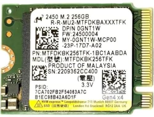 Image of OEM Micron 256GB M.2 PCI-e NVME SSD Internal Solid State Drive 30mm 2230 Form Factor M Key Steam Deck
