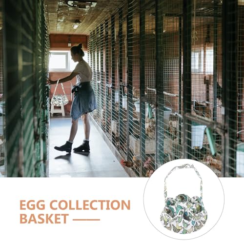 Cestas recolectoras de huevos de lona con 7 compartimentos para gallinas y patos 3