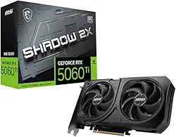 PLACA DE VIDEO NV RTX5060TI 8GB GDDR7 128BITS VENTUS 2X OC PLUS MSI 912-V536-023