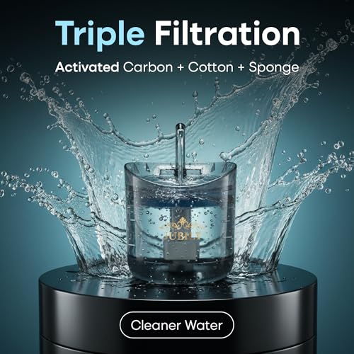 Fuente de agua automática para gatos 2L con USB miniatura 7