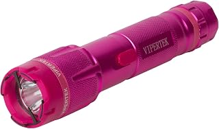 VIPERTEK VTS-T03 Aluminum Stun Gun with LED Flashlight, Pink