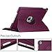 FINTIE Keyboard Case for iPad 9th / 8th / 7th Generation (2021/2020/2019 Model) 10.2 Inch, 360 Degree Rotating Smart Stand Cover w/Pencil Holder, Built-in Wireless Bluetooth Keyboard, Purple