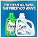 Purex Liquid Laundry Detergent 57 Loads, Free & Clear, Unscented, 75 Fl Oz