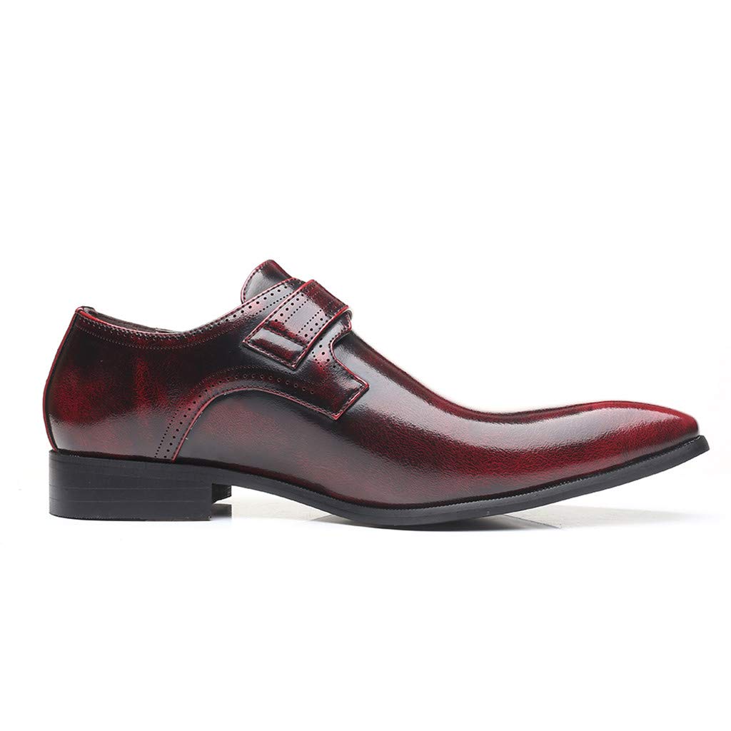 IQYU Hochzeitsschuhe Klassischer FüR Herren,Bequem Weiche Sohle Rutschfest Loafer,Herren Freizeitschuhe Waterproof Flache Mode