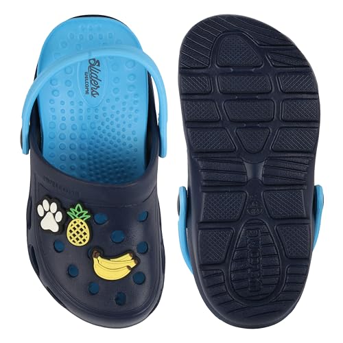 Image of Welcome Casual Slingback Clogs for Kids with Soft Sole | Slip-On Breathable, Lightweight | Comfortable & Durable | Stylish Indoor & Outdoor Sandals Clogs for Kids