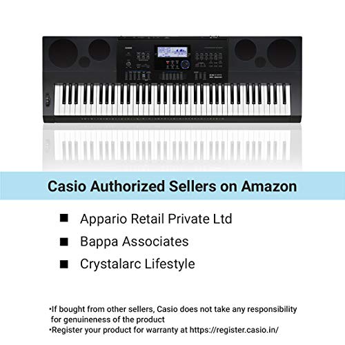 Casio WK-6600 76-Key Workstation Keyboard with Power Supply - Les Beatles, Paul McCartney, John Lennon, RIngo Starr, George Harrison Casio WK-6600 76-Key Workstation Keyboard with Power Supply – Image 5