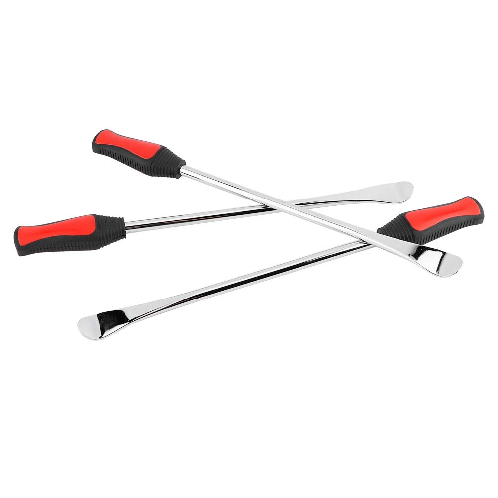 Wakects Set Leve Smontagomme per Pneumatici Moto, 3 Leve e 3 Protezioni Cerchioni, Utensile Cambio Pneumatici per Motocicli e Biciclette
