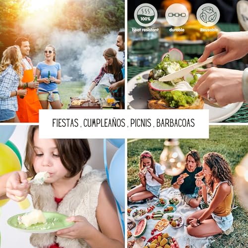 Miniatura 7 de Rasmacor 10 Jarras De Plástico Transparente 1l Resistentes Y Reutilizables Cócteles Limonada Ponche Sangría Cervezas Cumpleaños Rebujito Navidad Picnics Barbacoas Fiestas