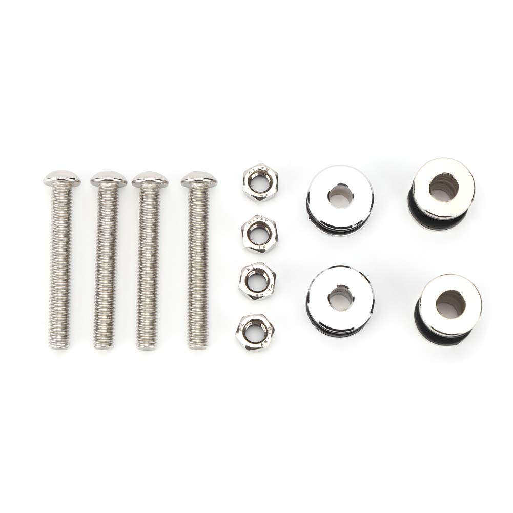 Kit Sgancio Rapido Sissy Bar e Montaggio Portapacchi Per Moto - Hardware Di Aggancio, Vite Di Montaggio Per Iron 1200 - Adatto Per Viteria Fissaggio