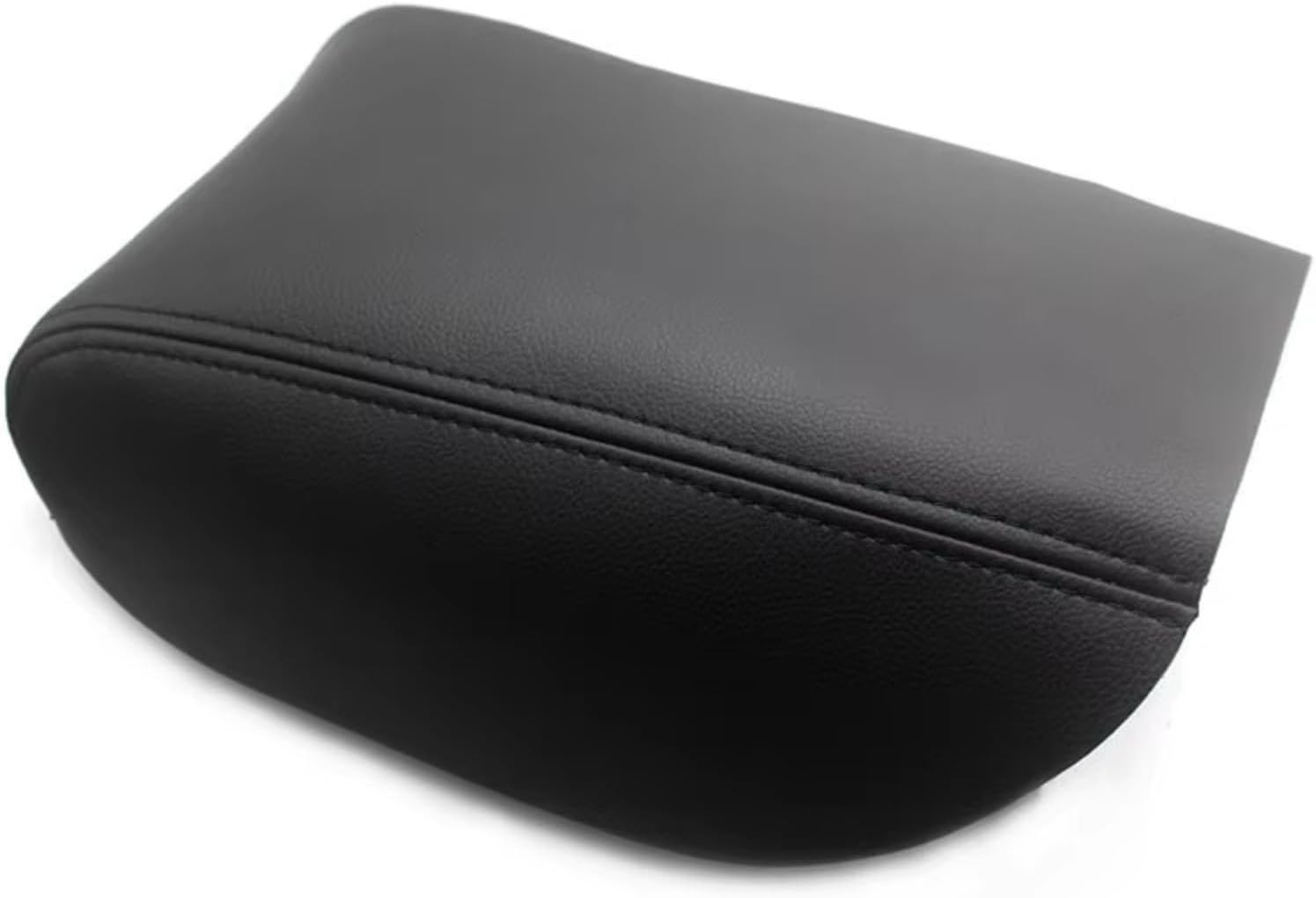 compatible with Compatible with Audi A4 2009 2010 2011 2012 2013 2014 2015 2016 Microfiber Leather Car Styling Center Armrest Console Lid Box Cover Trim(Black)