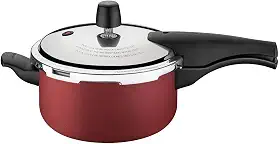 Panela De Pressão De Alumínio Com Revestimento Antiaderente Vacouver Vermelho Tramontina Vermelha 20 Cm